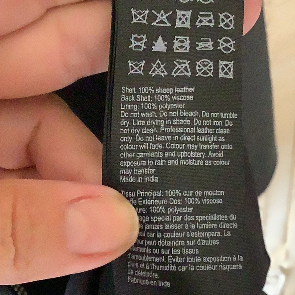 Gorgeous… Gorgeous All Saints Della Leather Bomber Jacket 🖤🖤🖤 - Picture 7 of 13